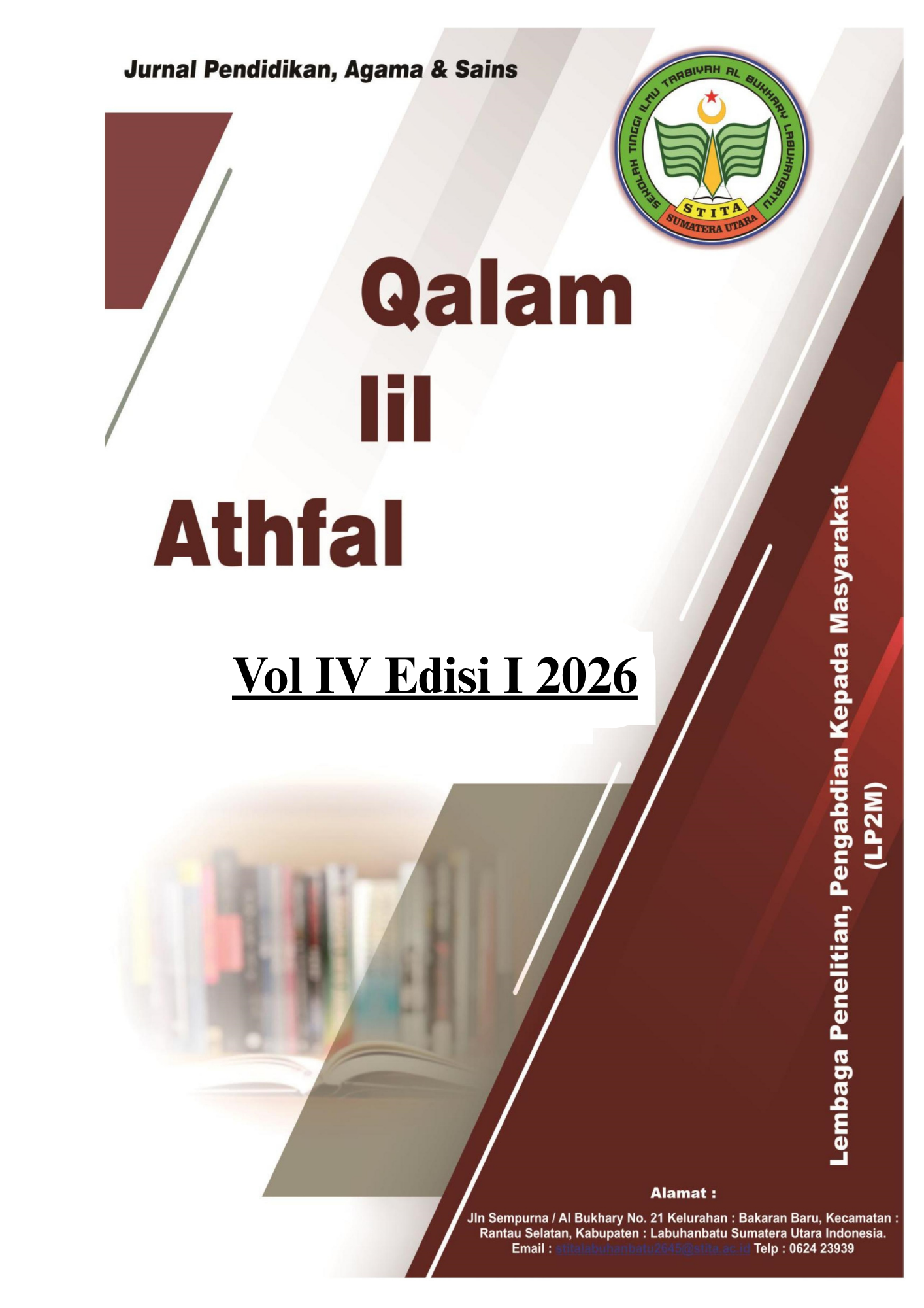 					View Vol. 4 No. 1 (2026): Vol IV Edisi I Tahun 2026
				
